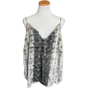 Womens Beverly Drive Sateene Lace Embellished Cami Tank Top - Sz 24W